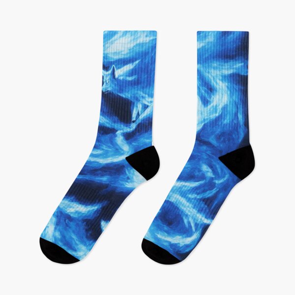 Item preview, Blue Wolves with Blue Flame Bodies Digital Art designed and sold by DesignerKin.