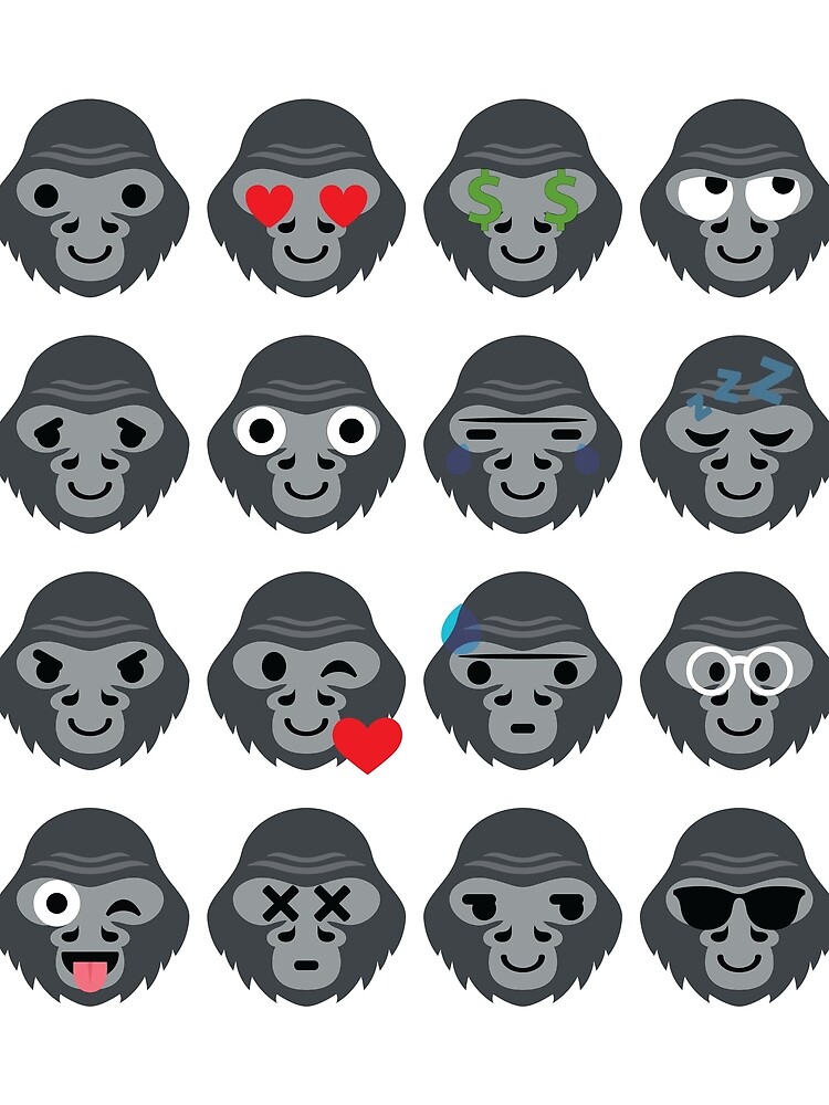 Gorilla Emoji von HippoEmo