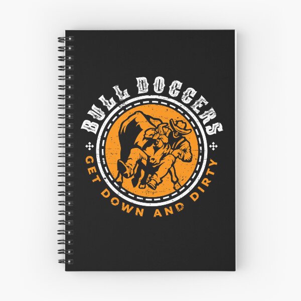Item preview, Bull Doggers Get Down And Dirty - Steer Wrestling Rodeo designed and sold by Gold Wings Tees.