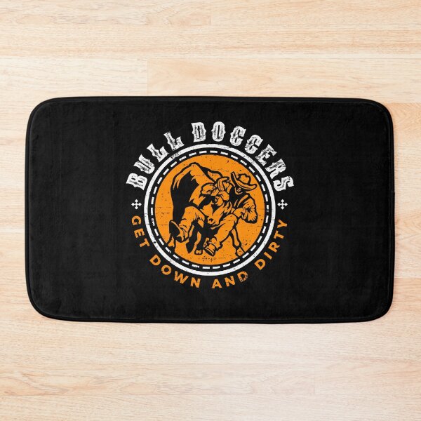 Item preview, Bull Doggers Get Down And Dirty - Steer Wrestling Rodeo designed and sold by Gold Wings Tees.