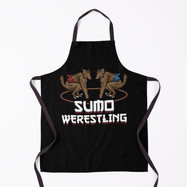 Item preview, Sumo Werestling, Funny Pun Halloween Sumo Wrestling Werewolf designed and sold by Gold Wings Tees.