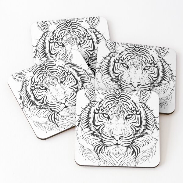 Item preview, tiger illustration designed and sold by DD215.
