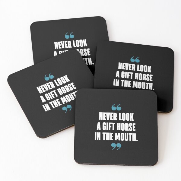 Item preview, Never look a gift horse in the mouth. designed and sold by 1Lio.