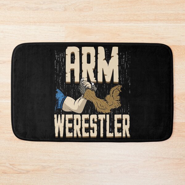 Item preview, Arm Werestler, Funny Pun Halloween Arm Wrestler Werewolf designed and sold by Gold Wings Tees.