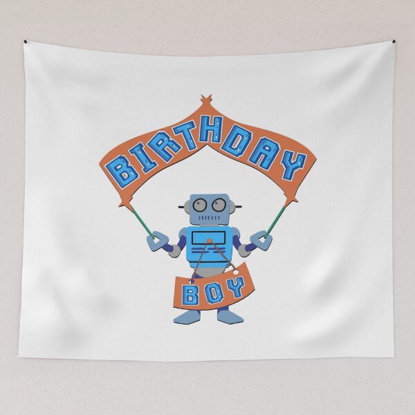 Item preview, Birthday Boy Robot designed and sold by LMoonDesigns.