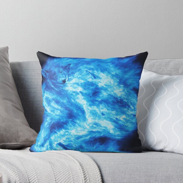 Artikelvorschau, Kopie von Blue Wolves mit Blue Flame Bodies Digital Art entworfen und verkauft von DesignerKin.