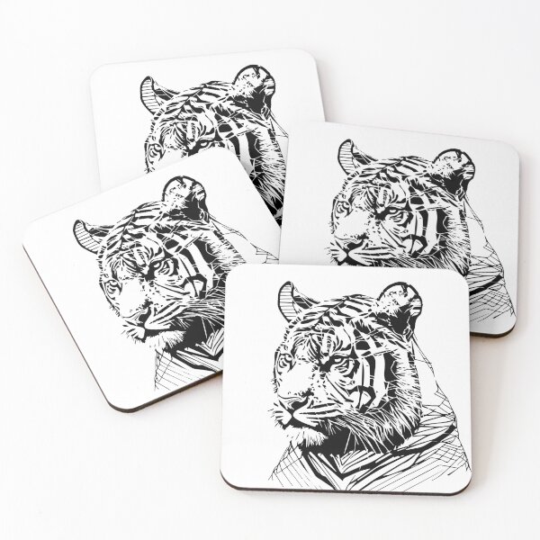 Item preview, tiger illustration designed and sold by DD215.