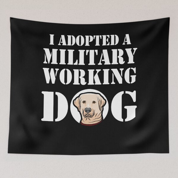 Item preview, Labrador Retriever Military Working Dog Adoption designed and sold by Gold Wings Tees.