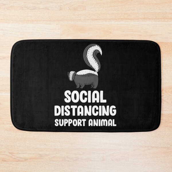 Item preview, Skunk - Funny Social Distancing Support Animal designed and sold by Gold Wings Tees.