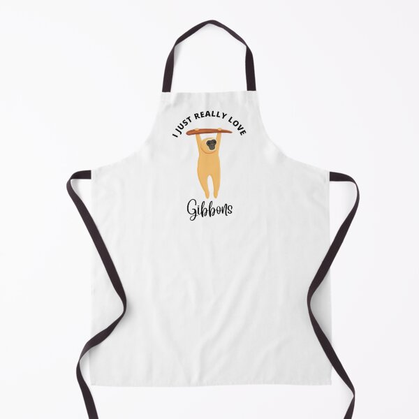 Item preview, I Just Really Love Gibbons Gibbon Lover Humor designed and sold by allysmar.