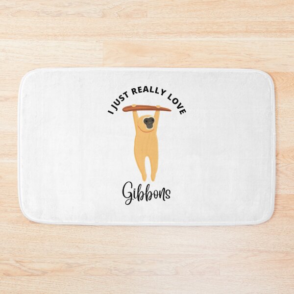 Item preview, I Just Really Love Gibbons Gibbon Lover Humor  designed and sold by allysmar.