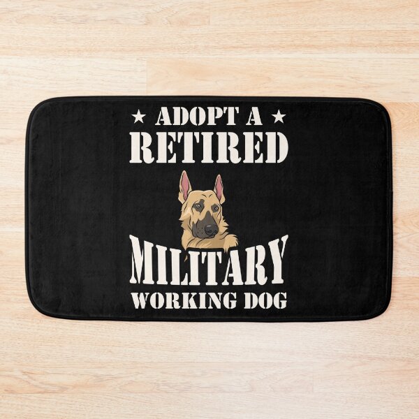Item preview, Adopt a Retired Military Working Dog - German Shepherd designed and sold by Gold Wings Tees.