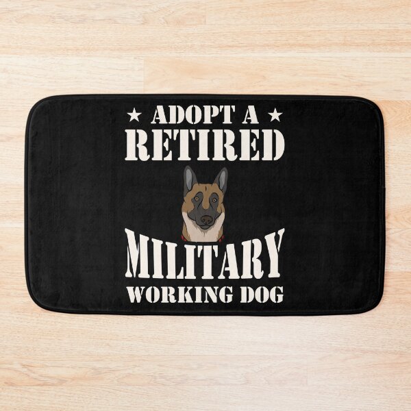 Item preview, Adopt a Retired Military Working Dog - Belgian Malinois designed and sold by Gold Wings Tees.