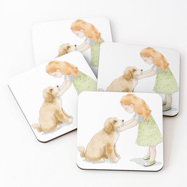 Item preview, Little Girl and Dog designed and sold by HabibiBears.