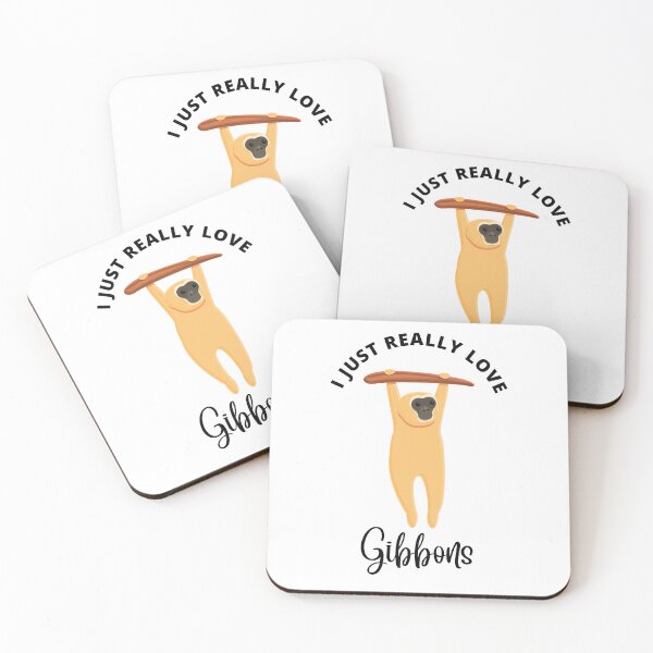 Item preview, I Just Really Love Gibbons Gibbon Lover Humor  designed and sold by allysmar.