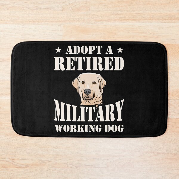 Item preview, Adopt a Retired Military Working Dog - Labrador Retriever designed and sold by Gold Wings Tees.