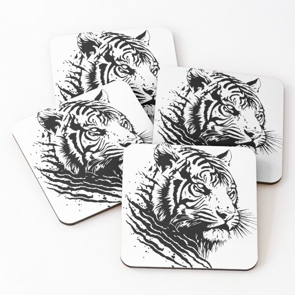 Item preview, tiger illustration designed and sold by DD215.