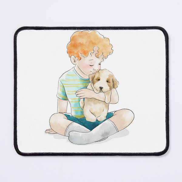 Item preview, Little Boy and Dog designed and sold by HabibiBears.