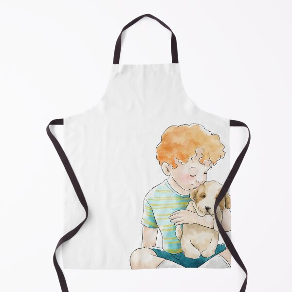 Item preview, Little Boy and Dog designed and sold by HabibiBears.
