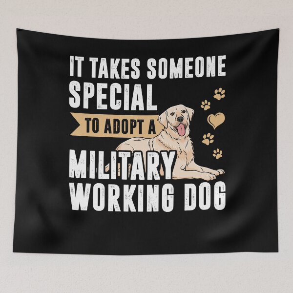 Item preview, Labrador Retriever Military Working Dog Adoption designed and sold by Gold Wings Tees.
