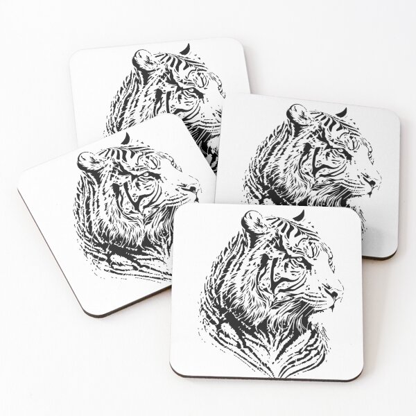 Item preview, tiger illustration designed and sold by DD215.