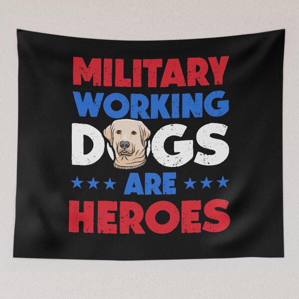 Item preview, Labrador Retriever Military Working Dog Heroes designed and sold by Gold Wings Tees.