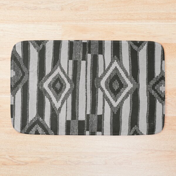 Item preview, Vintage Japanese Grey Textile Pattern Remixed by Bossy Cat Home designed and sold by BossyCatHome.