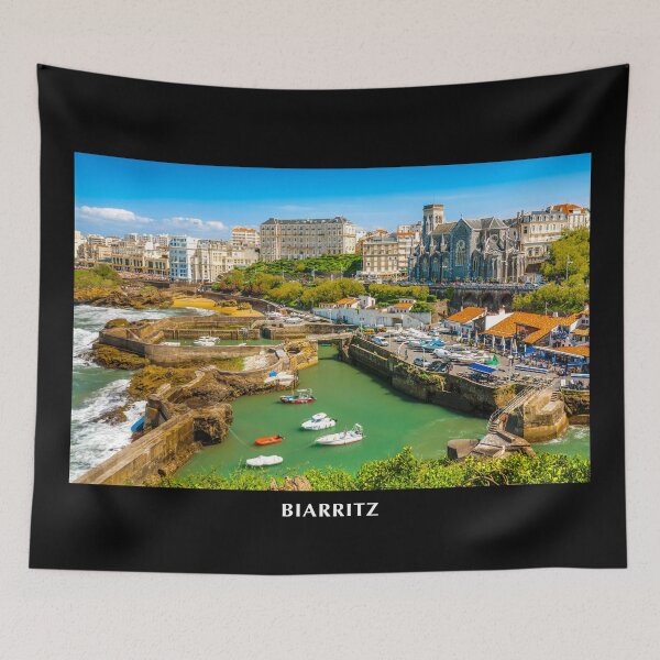 Item preview, Church and port of Biarritz designed and sold by Gaël FONTAINE.