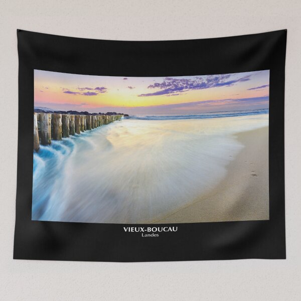 Item preview, Sunset on the beach of Vieux-Boucau designed and sold by Gaël FONTAINE.