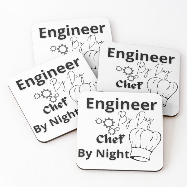 Item preview, Engineer By Day Chef By Night designed and sold by ffstyles.