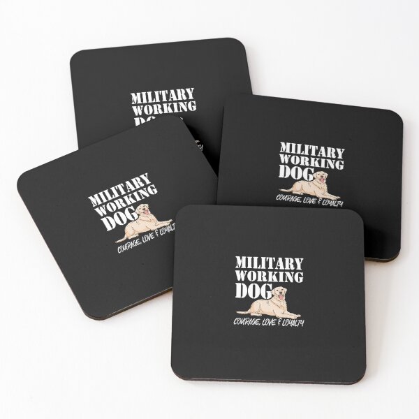 Item preview, Labrador Retriever Military Working Dog Courageous Hero designed and sold by Gold Wings Tees.