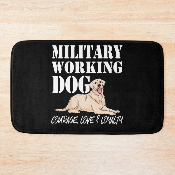 Item preview, Labrador Retriever Military Working Dog Courageous Hero designed and sold by Gold Wings Tees.