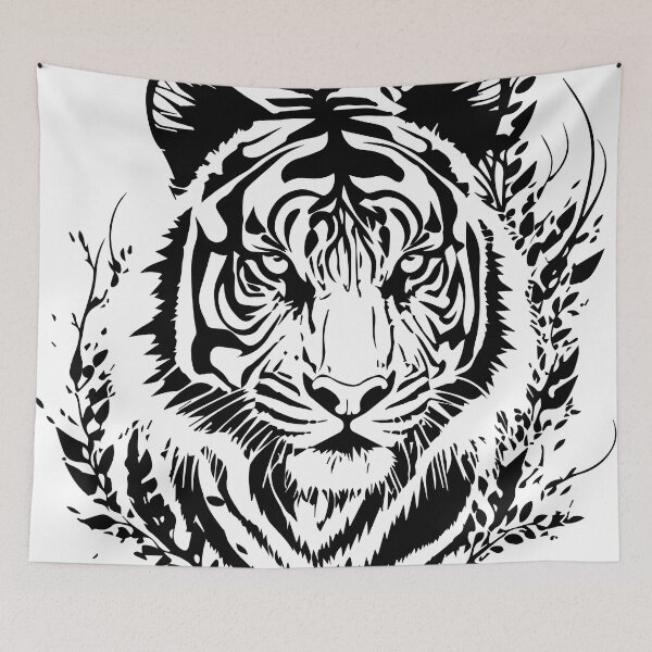 Item preview, tiger illustration designed and sold by DD215.