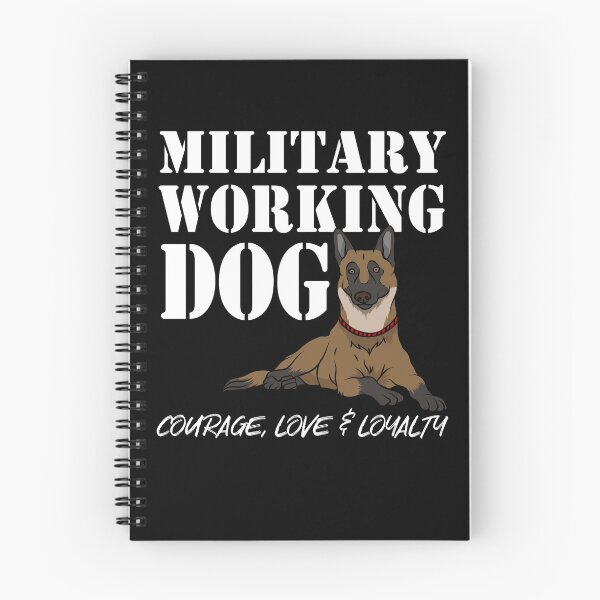 Item preview, Belgian Malinois Military Working Dog Courageous Hero designed and sold by Gold Wings Tees.
