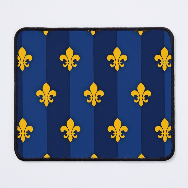 Item preview, Fleur de Lys blue and orange designed and sold by lathspell.