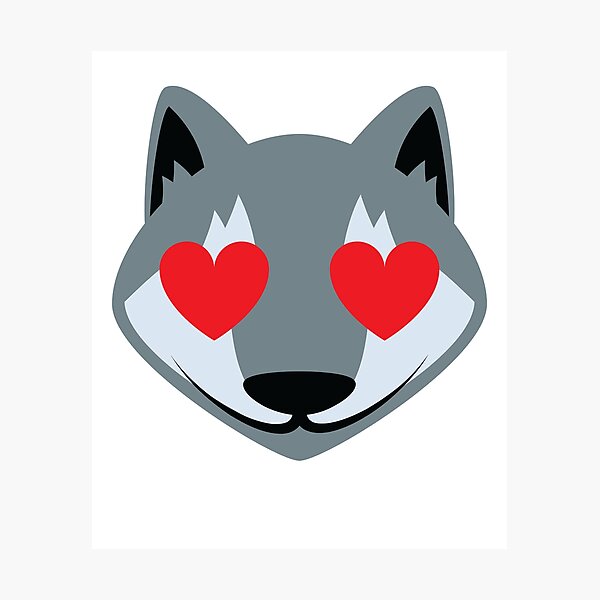 Item preview, Grey fox Emoji  designed and sold by HippoEmo.