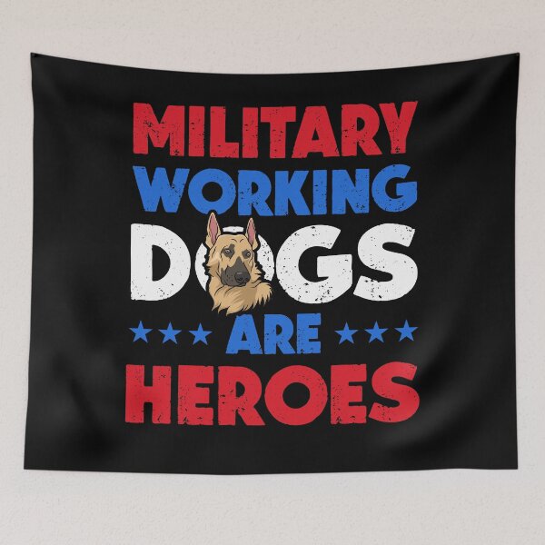 Item preview, German Shepherd Military Working Dog Heroes designed and sold by Gold Wings Tees.