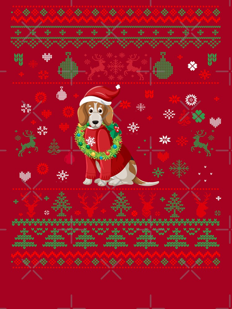 Beagle ugly hot sale christmas sweater