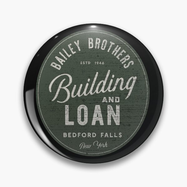 Item preview, Copy of Bailey Brothers building and loan association shield, George Bailey executive officer, Christmas Design designed and sold by SleeplessLady.