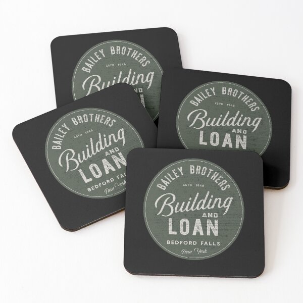 Item preview, Copy of Bailey Brothers building and loan association shield, George Bailey executive officer, Christmas Design designed and sold by SleeplessLady.
