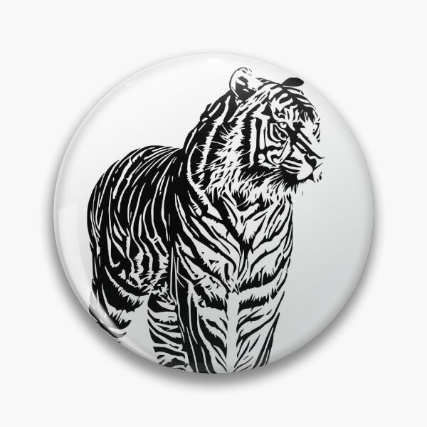 Item preview, tiger illustration designed and sold by DD215.