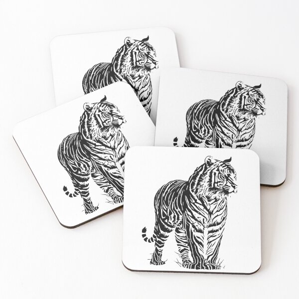 Item preview, tiger illustration designed and sold by DD215.