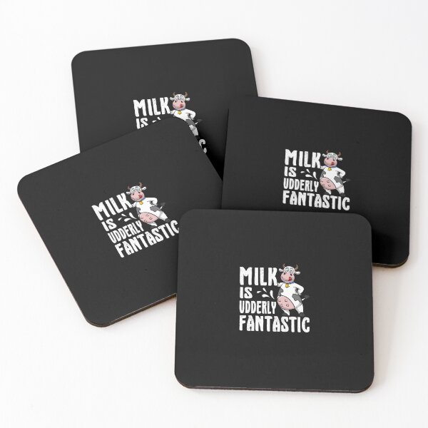 Item preview, Udderly Fantastic Milk Pun designed and sold by Gold Wings Tees.