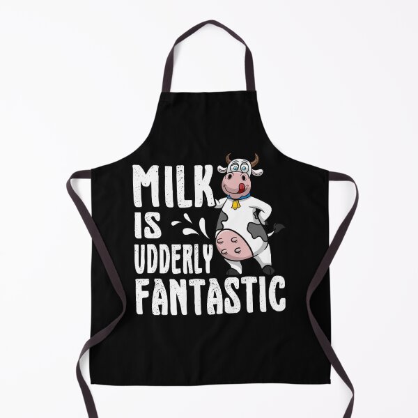 Item preview, Udderly Fantastic Milk Pun designed and sold by Gold Wings Tees.