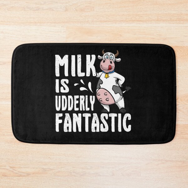 Item preview, Udderly Fantastic Milk Pun designed and sold by Gold Wings Tees.