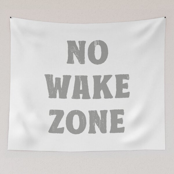 Item preview, Vintage Surf Quote No Wake Zone designed and sold by TonySpencer.