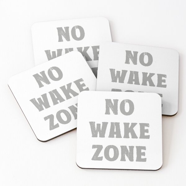 Item preview, Vintage Surf Quote No Wake Zone designed and sold by TonySpencer.