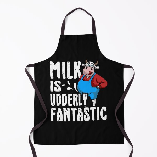 Item preview, Udderly Fantastic Milk Pun designed and sold by Gold Wings Tees.