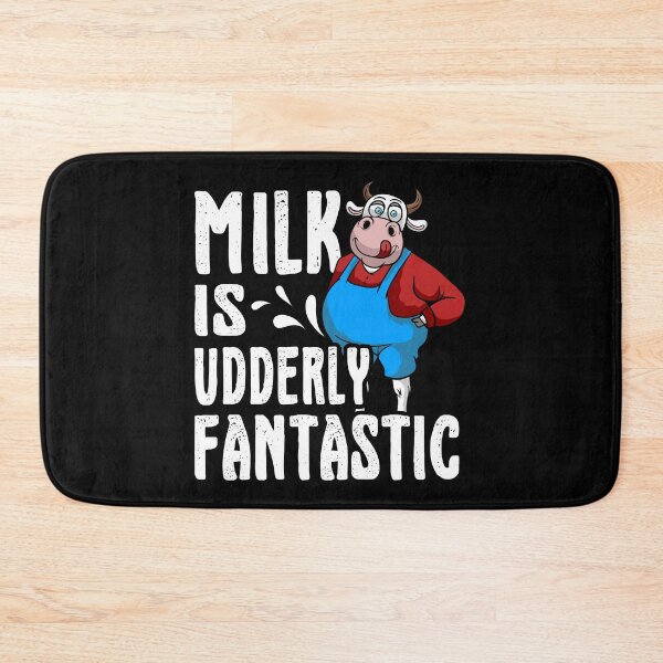 Item preview, Udderly Fantastic Milk Pun designed and sold by Gold Wings Tees.