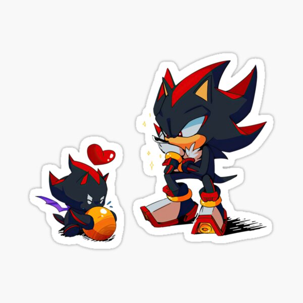 Hedgehog Lovers (Sonic X Shadow) SFW Very Cute Trust Me Sticker